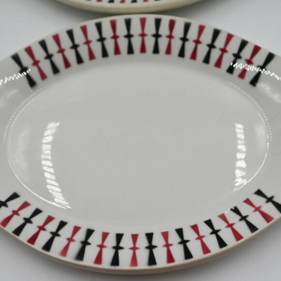 PAIR of Paul Mccobb Jackson China Restaurant Ware Plates/Platters MCM Rare Color - Picture 2 of 4